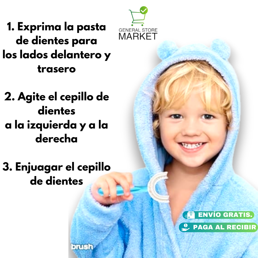 Arnes Para Bebe + Babero Silicona + Cepillo Manual En Forma De U + ENVÍO GRATIS.