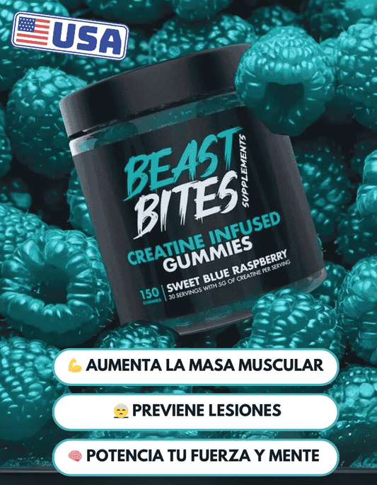 BEAST BITES CREATINE(+ Libro Electronico de Regalo🎁)+ ENVÍO GRATIS.